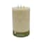 6" x 9" Flickering 3-Wick LED Wax Pillar Candle by Ashland®